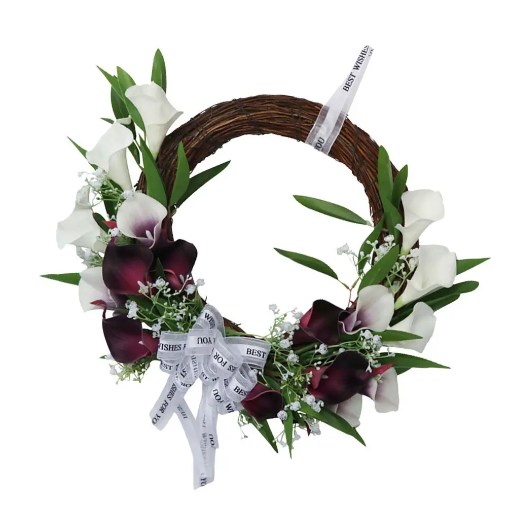 1 шт. Гирлянда из калл, белая, имитация, для свадебного оформления, подвесной венок, декор для двери, стены, вечеринки, дома
1 шт. Гирлянда из калл, белая, имитация, для свадебного оформления, подвесной венок, декор для двери, стены, вечеринки, дома