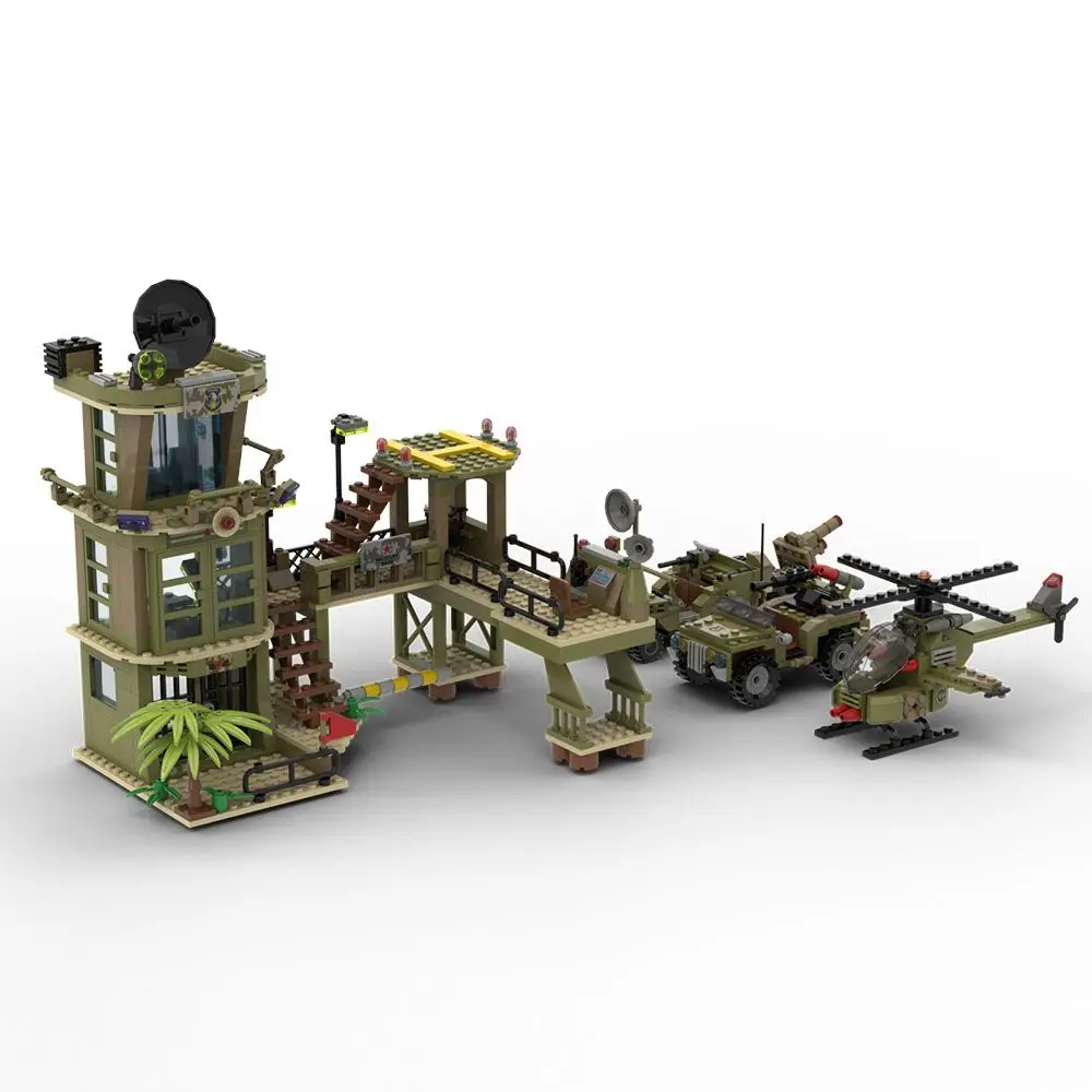 WW2 Military Model Military Base Command Post Weapon Equipment Accessories Building Blocks Bricks Toys Christmas Gifts
WW2 Military Model Military Base Command Post Weapon Equipment Accessories Building Blocks Bricks Toys Christmas Gifts