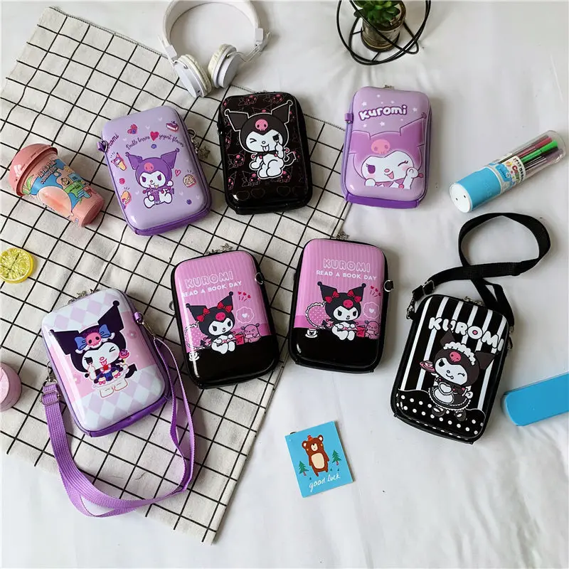 Sanrio Mobile Phone Bag Kuromi Series Crossbody Bag Kids Coin Purse Hard Shell Bags Girl Phone Hard Shell Package Birthday Gifts
Sanrio Mobile Phone Bag Kuromi Series Crossbody Bag Kids Coin Purse Hard Shell Bags Girl Phone Hard Shell Package Birthday Gifts