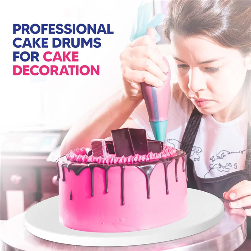 AA49 Cake Boards,12 Inch Cake Drum Cake Boards 12 Inch Round - Bend Resistant Multi-Layered Cake Base For Displays 15PCS
AA49 Cake Boards,12 Inch Cake Drum Cake Boards 12 Inch Round - Bend Resistant Multi-Layered Cake Base For Displays 15PCS