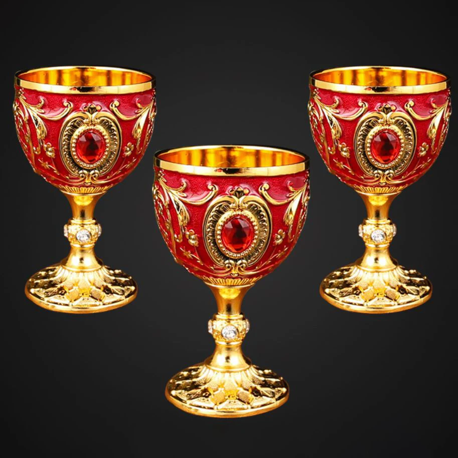 3Pcs/set Vintage Alloy Wine Glass,European Palace Metal Wine Cup Home Bar Gift Cup Decor Wineglass Champagne Cocktail Drinking
3Pcs/set Vintage Alloy Wine Glass,European Palace Metal Wine Cup Home Bar Gift Cup Decor Wineglass Champagne Cocktail Drinking
