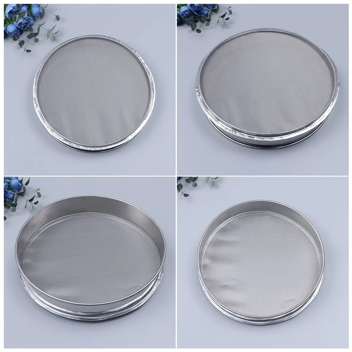Stainless Steel Mesh Powder Fine Strainer Powdered Collector for Kitchen Sifter Herbal Handheld Baking Manual
Stainless Steel Mesh Powder Fine Strainer Powdered Collector for Kitchen Sifter Herbal Handheld Baking Manual