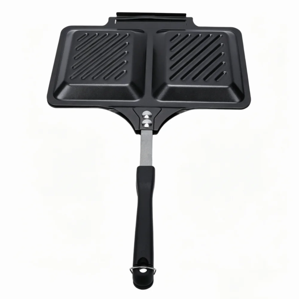 Iron Grilled Sandwich Maker Non Stick Coating Double Sided Panini Maker Pan Square Heat Press Plate Grilled Panini Maker
Iron Grilled Sandwich Maker Non Stick Coating Double Sided Panini Maker Pan Square Heat Press Plate Grilled Panini Maker