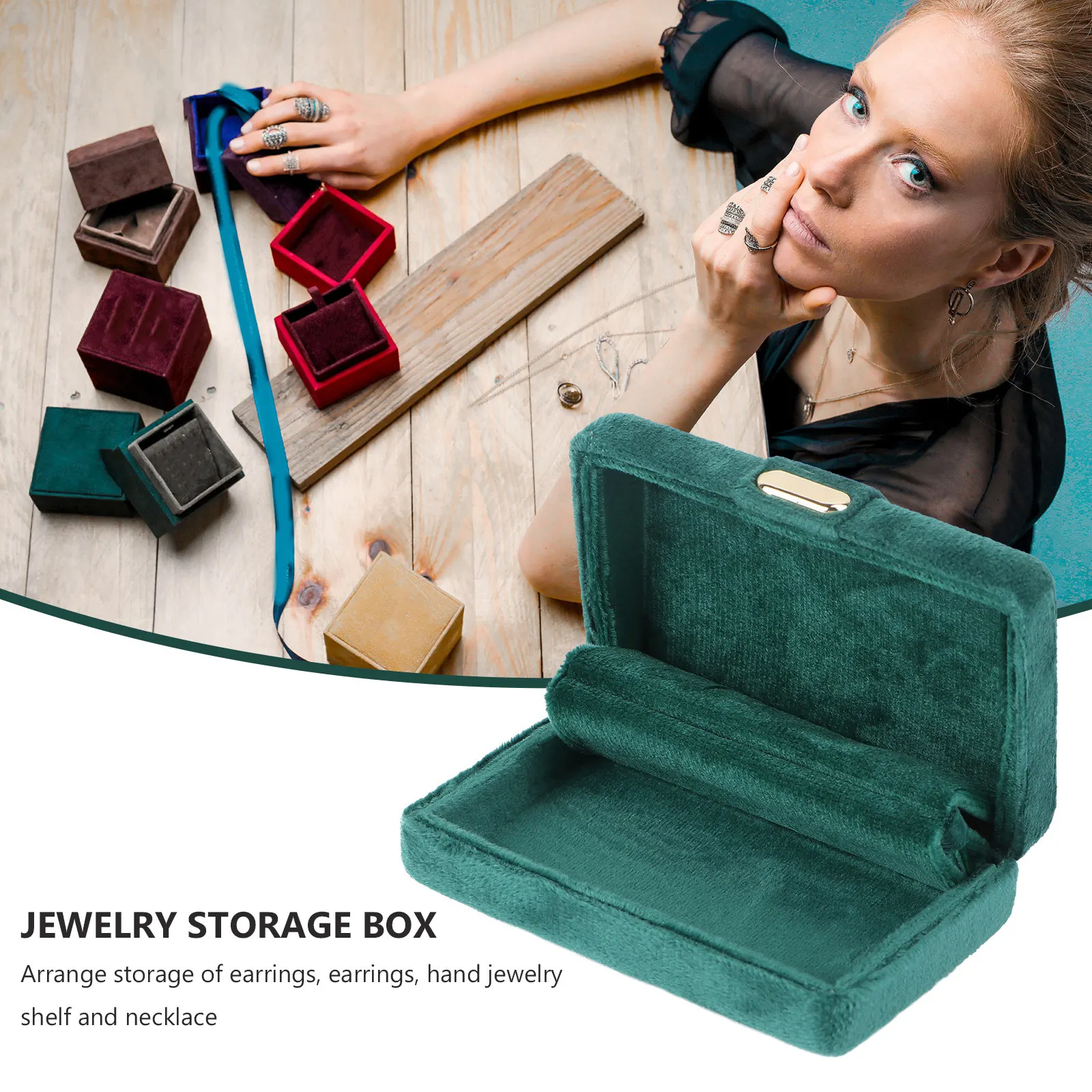 1Pcs Flannel Jewelry Storage Box Portable High-Grade Organizer for Necklaces Bracelets Rings Earrings Brooches Hair Clips Gift
1Pcs Flannel Jewelry Storage Box Portable High-Grade Organizer for Necklaces Bracelets Rings Earrings Brooches Hair Clips Gift