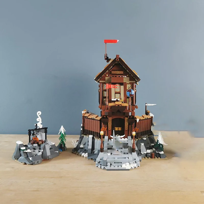 1733 шт. MOC средневековая архитектура замок Викинг фортец модель сборка строительные блоки игрушка детский подарок на день рождения
1733 шт. MOC средневековая архитектура замок Викинг фортец модель сборка строительные блоки игрушка детский подарок на день рождения