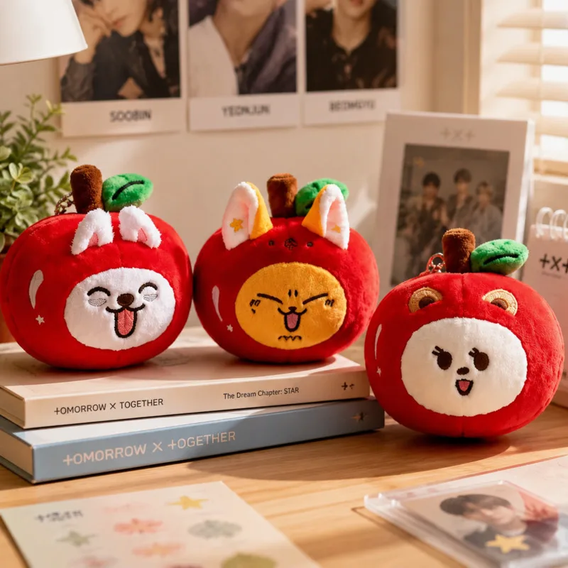 Soobin Yeonjun Beomgyu Kpop Apple Plush Doll Toy Character Hanging Keychain Bag Pendant Cute Collectible Gift For Fans
Soobin Yeonjun Beomgyu Kpop Apple Plush Doll Toy Character Hanging Keychain Bag Pendant Cute Collectible Gift For Fans
