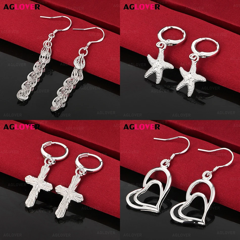 AGLOVER 925 Sterling Silver Light Refraction Reflective Cross Earrings Personality Versatile Trendy Women'S Party Jewelry
AGLOVER 925 Sterling Silver Light Refraction Reflective Cross Earrings Personality Versatile Trendy Women'S Party Jewelry