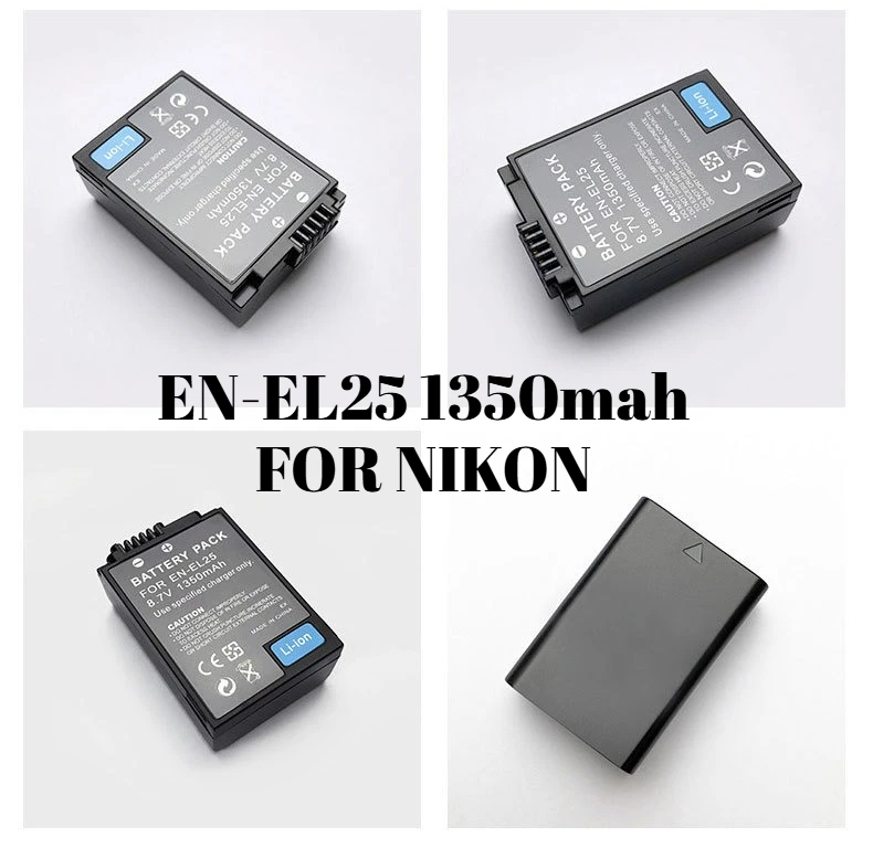 Полностью декодированный аккумулятор ENEL25 EN EL25 1350 мАч для беззеркальной камеры Nikon Z50 Z30 Z Fc без предупреждения
Полностью декодированный аккумулятор ENEL25 EN EL25 1350 мАч для беззеркальной камеры Nikon Z50 Z30 Z Fc без предупреждения