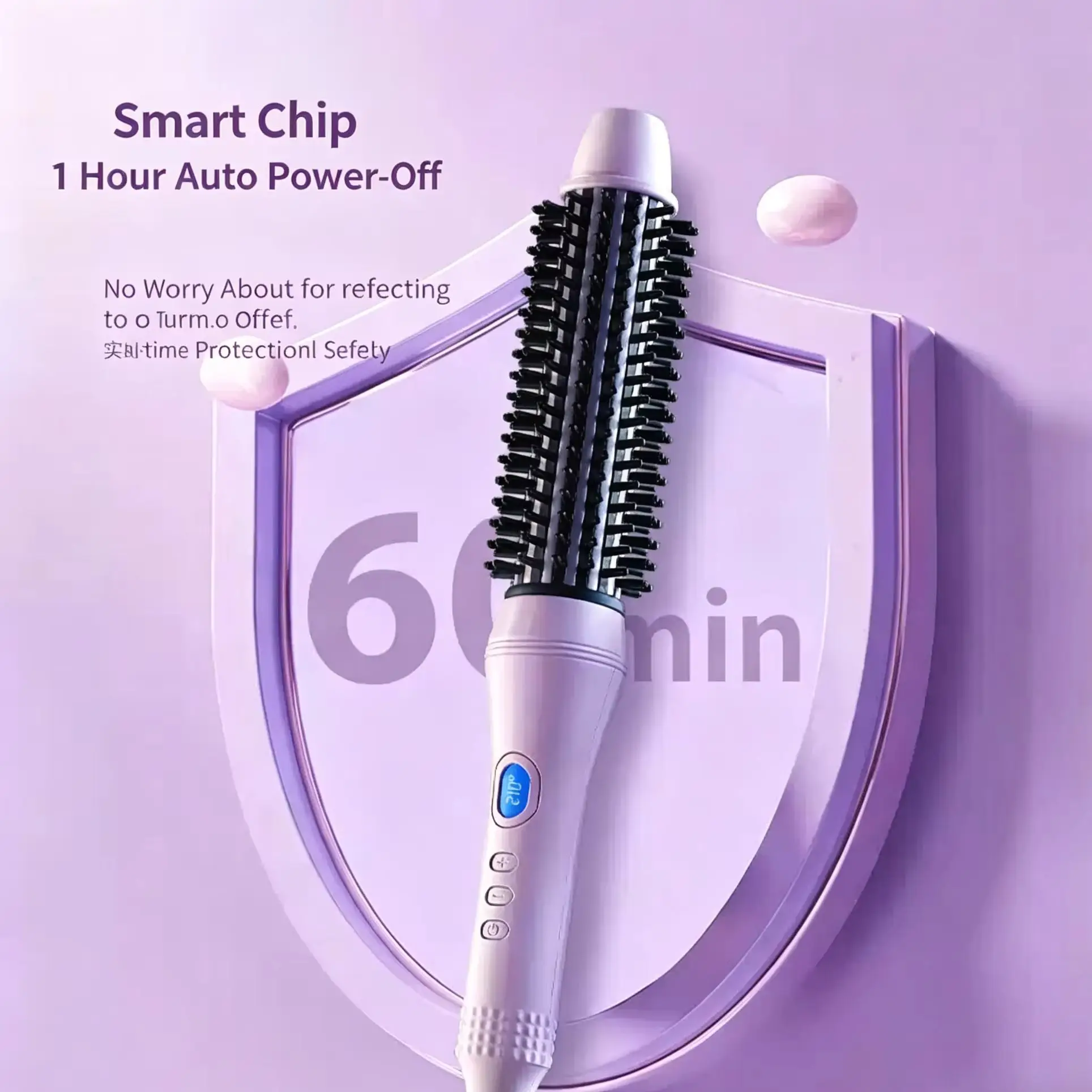 Portable No Trace Fluffy Hair Straightener Brush, Water Wave Hair Curler, Household Ionic Hair Straightening Curling Iron
Portable No Trace Fluffy Hair Straightener Brush, Water Wave Hair Curler, Household Ionic Hair Straightening Curling Iron