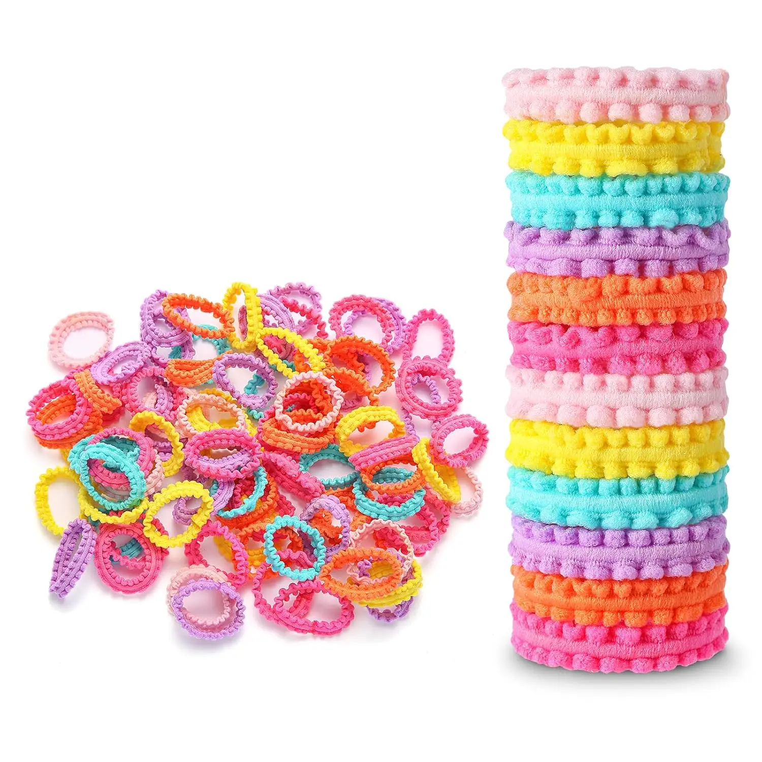 100 Pcs Mini Elastic Hair Ties, Soft & Strong, Non-Damage Rubber Bands for Toddlers, Girls & Women
100 Pcs Mini Elastic Hair Ties, Soft & Strong, Non-Damage Rubber Bands for Toddlers, Girls & Women