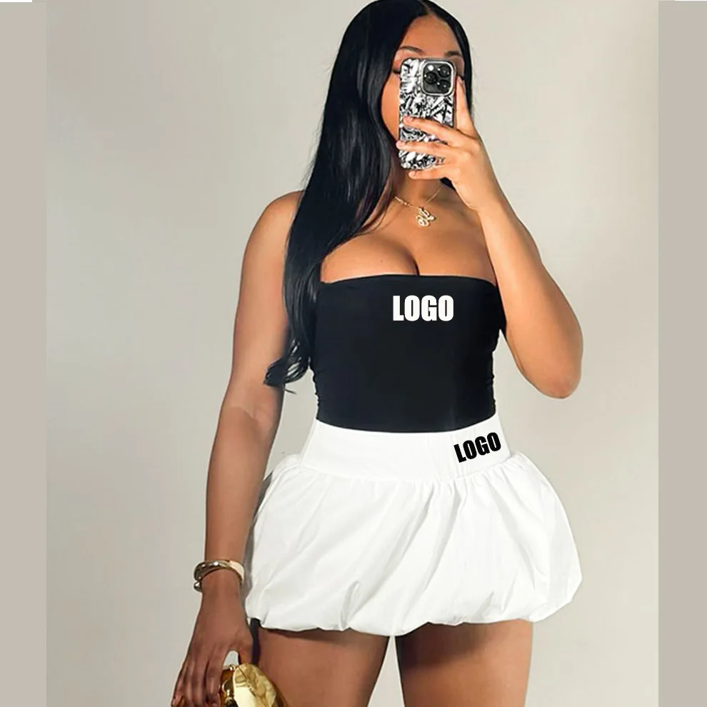 Женская одежда в европейском и американском стиле с логотипом на заказ, летняя Новинка, сексуальный топ без рукавов, эластичная юбка-баллон, комплект из двух предметов
Женская одежда в европейском и американском стиле с логотипом на заказ, летняя Новинка, сексуальный топ без рукавов, эластичная юбка-баллон, комплект из двух предметов