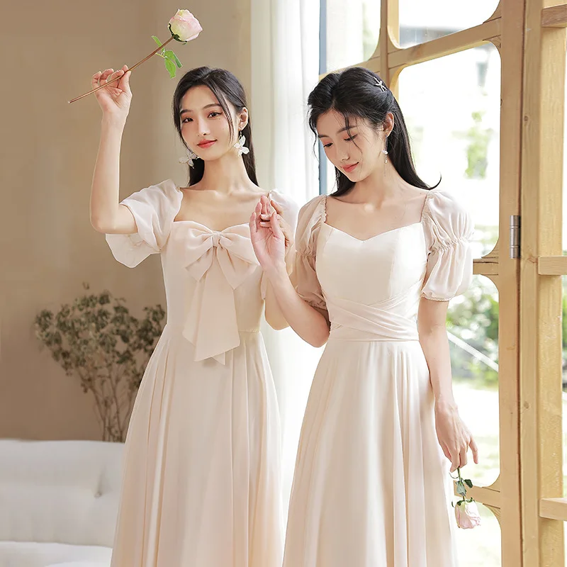 Champagne Color Maids Dr Fairy Forest Sle Wedding Sister Skirt aduation Season Student Costume Slimming Women's Dr
Champagne Color Maids Dr Fairy Forest Sle Wedding Sister Skirt aduation Season Student Costume Slimming Women's Dr