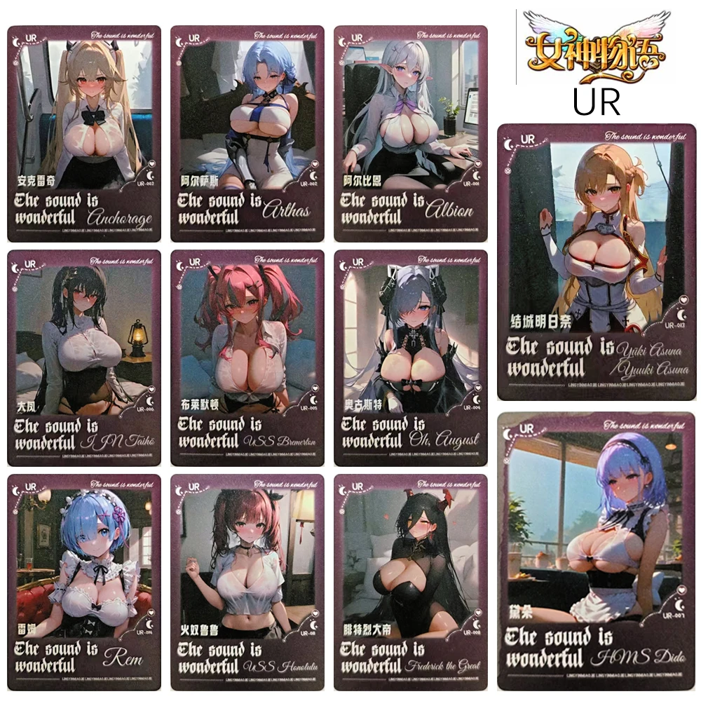 goddess story UR Yuuki Asuna Rem USS St. Louis Kamisato Ayaka Sunaookami Shiroko Textured matte bronzing collector's card
goddess story UR Yuuki Asuna Rem USS St. Louis Kamisato Ayaka Sunaookami Shiroko Textured matte bronzing collector's card