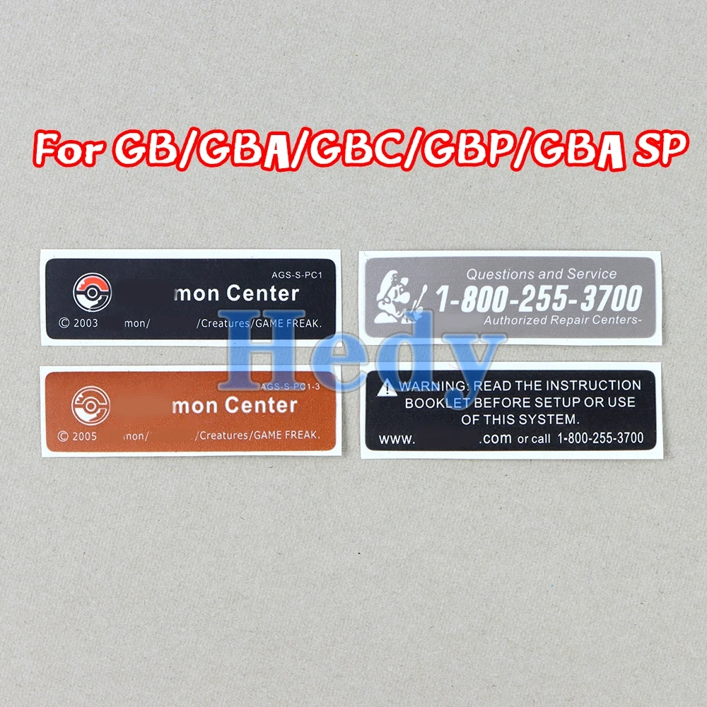 200PCS New Lables Stickers Replacement For Gameboy Advance Color For GBA/GBA SP/GBC/GBP Console Battery Cover Sticker
200PCS New Lables Stickers Replacement For Gameboy Advance Color For GBA/GBA SP/GBC/GBP Console Battery Cover Sticker