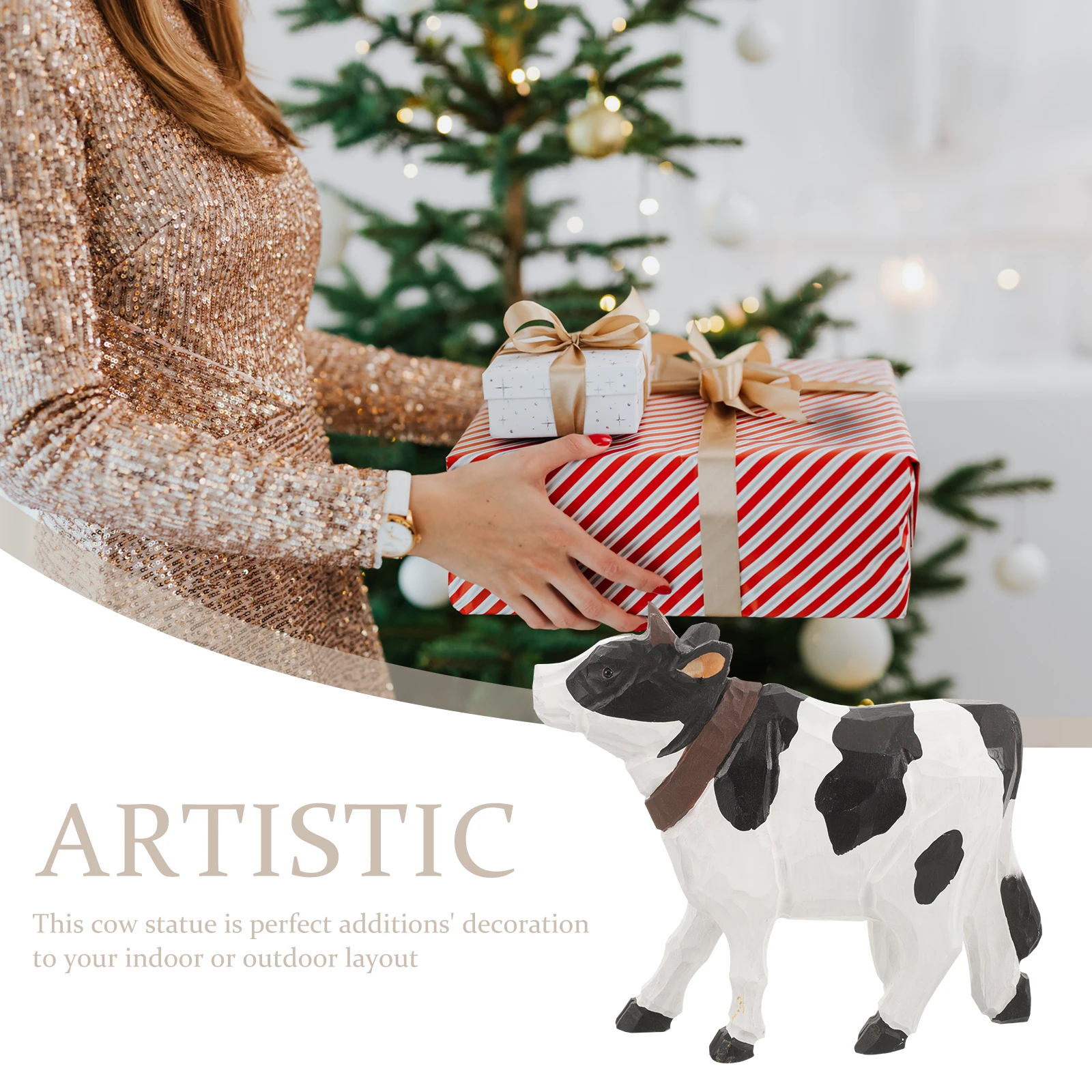 Wooden Animal Figurines Cow Statue Decor Cartoon Adorable Lawn Garden Decorations Wood Craft Gifts Kids Easter Decor
Wooden Animal Figurines Cow Statue Decor Cartoon Adorable Lawn Garden Decorations Wood Craft Gifts Kids Easter Decor