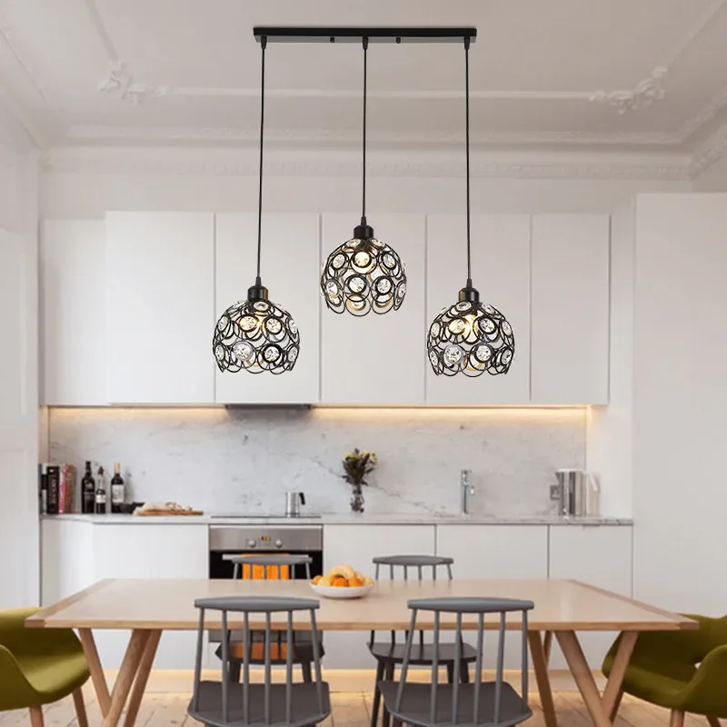Nordic Simple Luxury Led Pendant Lights Multi Head Chandelier Porch Aisle Dining Room Bedroom Crystal Hanging Lamps Decorative
Nordic Simple Luxury Led Pendant Lights Multi Head Chandelier Porch Aisle Dining Room Bedroom Crystal Hanging Lamps Decorative