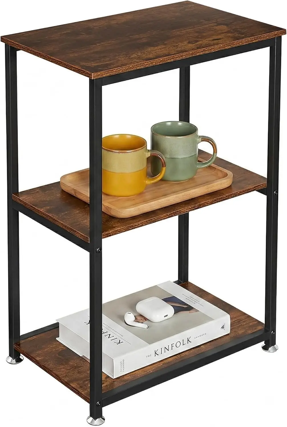 Tall End Side Table, 30" Height Nightstand with 3-Tier Storage Shelf for Living Room, Bedroom, Office, Hallway
Tall End Side Table, 30" Height Nightstand with 3-Tier Storage Shelf for Living Room, Bedroom, Office, Hallway