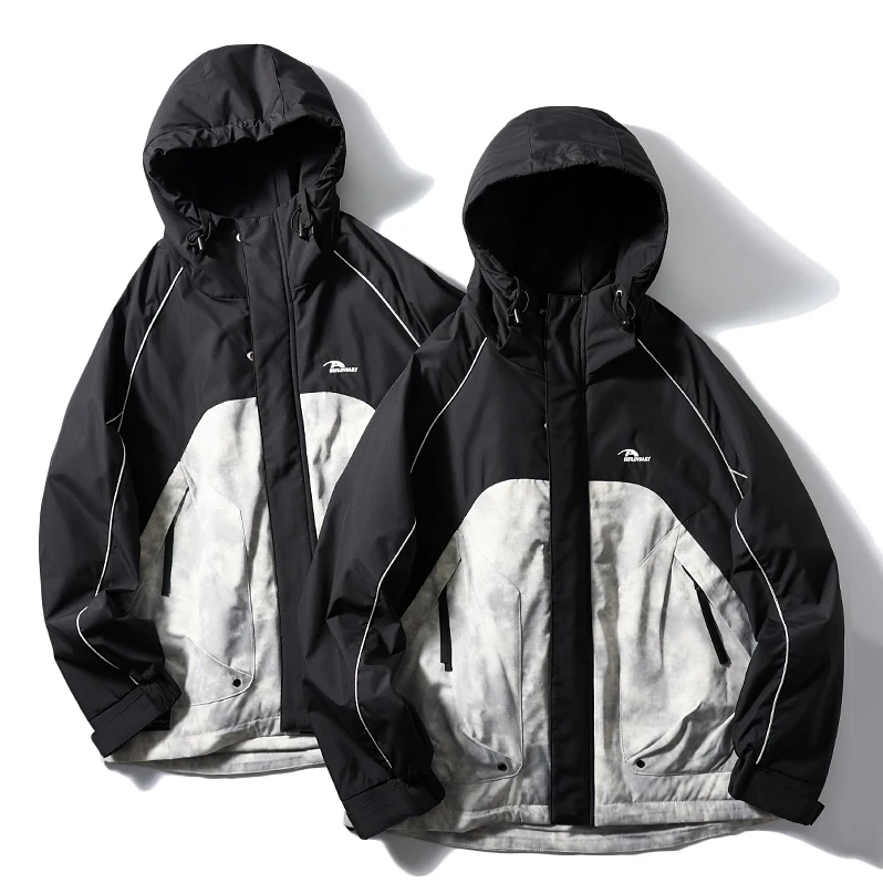 Men's Hooded Cotton Jaet Windproof Warm Casual Sports Outdoor Faion Urban Sle Thiened Stand Fit Zipper Closure
Men's Hooded Cotton Jaet Windproof Warm Casual Sports Outdoor Faion Urban Sle Thiened Stand Fit Zipper Closure