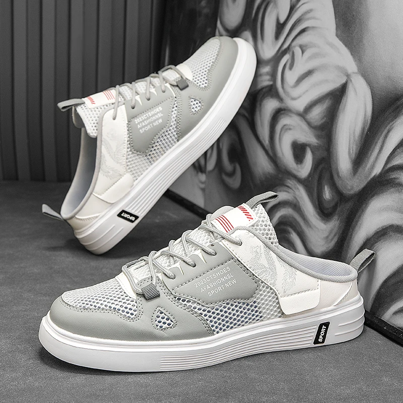Men Flats Half Slippers Couple Shoes Casual Sneakers Loafers man Slip-On Shoe Summer Men's shoe Sandalias Zapatos tenis hombres
Men Flats Half Slippers Couple Shoes Casual Sneakers Loafers man Slip-On Shoe Summer Men's shoe Sandalias Zapatos tenis hombres