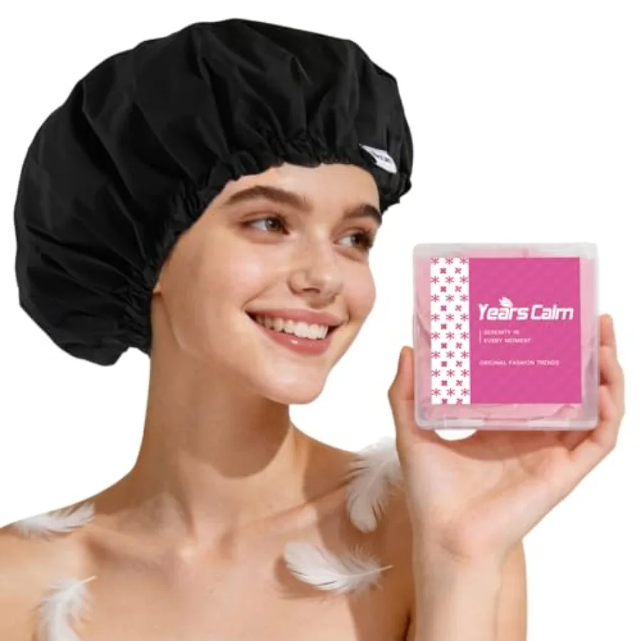 Sower Cap Women of Reusable 27g Ultra Ligweig Double-Layer Sower et, Secure Fit Long, Curly air, Travel and Black
Sower Cap Women of Reusable 27g Ultra Ligweig Double-Layer Sower et, Secure Fit Long, Curly air, Travel and Black