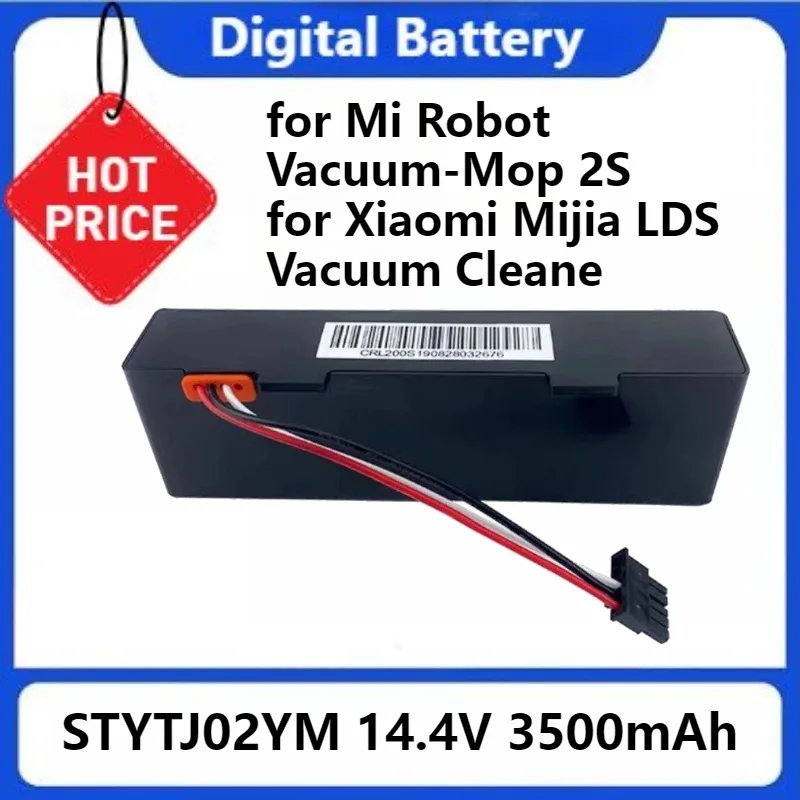 STYTJ02YM for Mi Robot Vacuum-Mop 2S for Xiaomi Mijia LDS Vacuum Cleaner for Mi Robot Vacuum-Mop P for Conga 3290 3390 3400mAh
STYTJ02YM for Mi Robot Vacuum-Mop 2S for Xiaomi Mijia LDS Vacuum Cleaner for Mi Robot Vacuum-Mop P for Conga 3290 3390 3400mAh