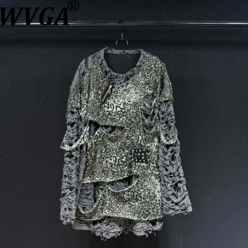 WVGA Spring Autumn New Man Street Style Ripped Long Sleeve T-shirts Niche Chic Casual Vintage Design O-Neck Base Tops Ins W22125
WVGA Spring Autumn New Man Street Style Ripped Long Sleeve T-shirts Niche Chic Casual Vintage Design O-Neck Base Tops Ins W22125