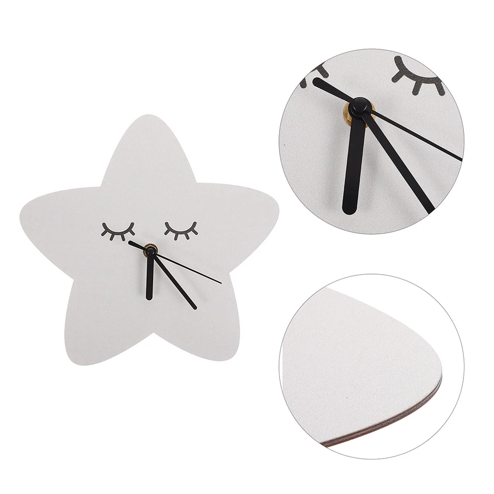 2 Pcs Five-pointed Star Clock Wall Hanging Clocks Non-ticking Silent Household Simple
2 Pcs Five-pointed Star Clock Wall Hanging Clocks Non-ticking Silent Household Simple