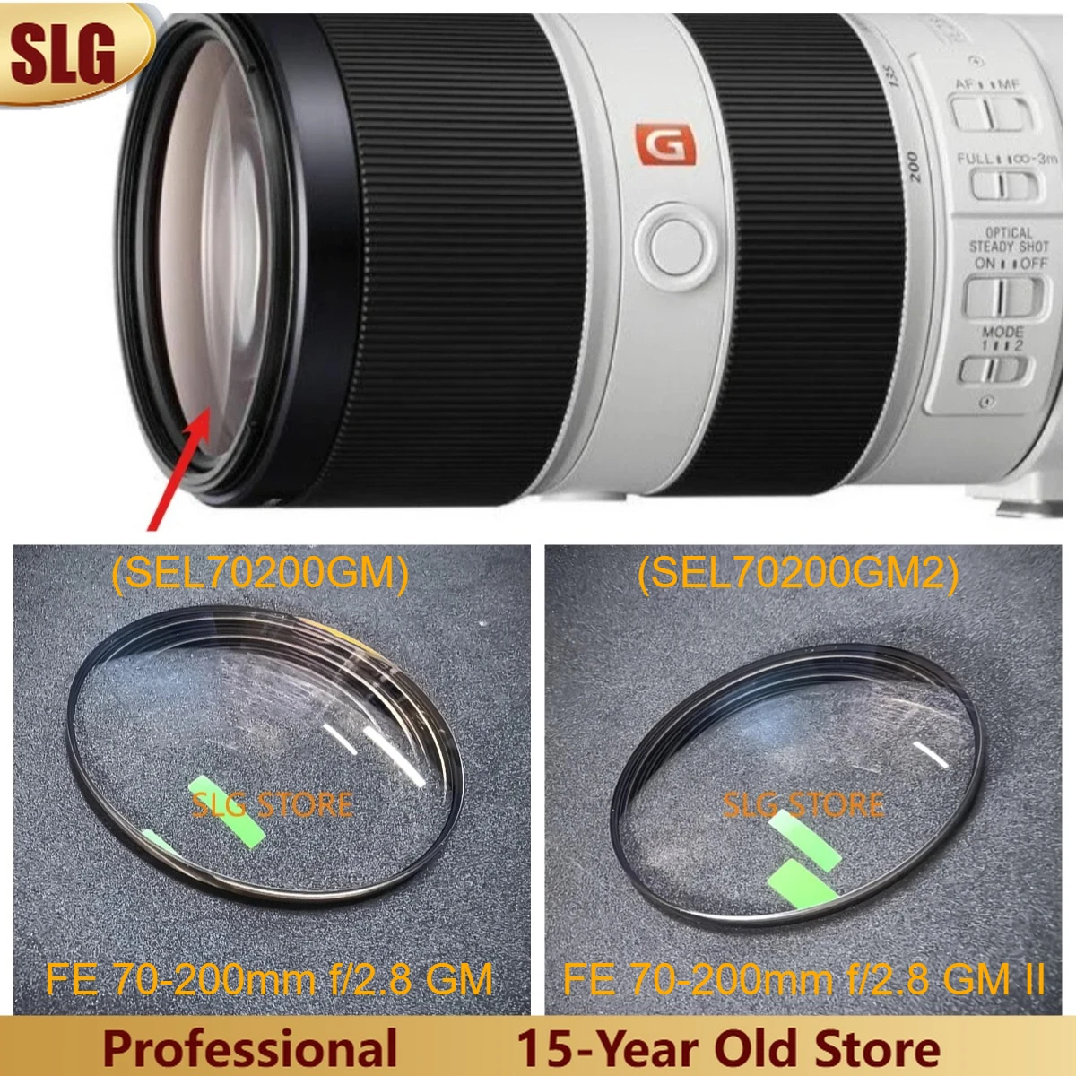 НОВЫЙ (SEL70200GM) (SEL70200GM2) Переднее первичное оптическое стекло для объектива Sony FE 70-200mm f/2.8 GM II
НОВЫЙ (SEL70200GM) (SEL70200GM2) Переднее первичное оптическое стекло для объектива Sony FE 70-200mm f/2.8 GM II