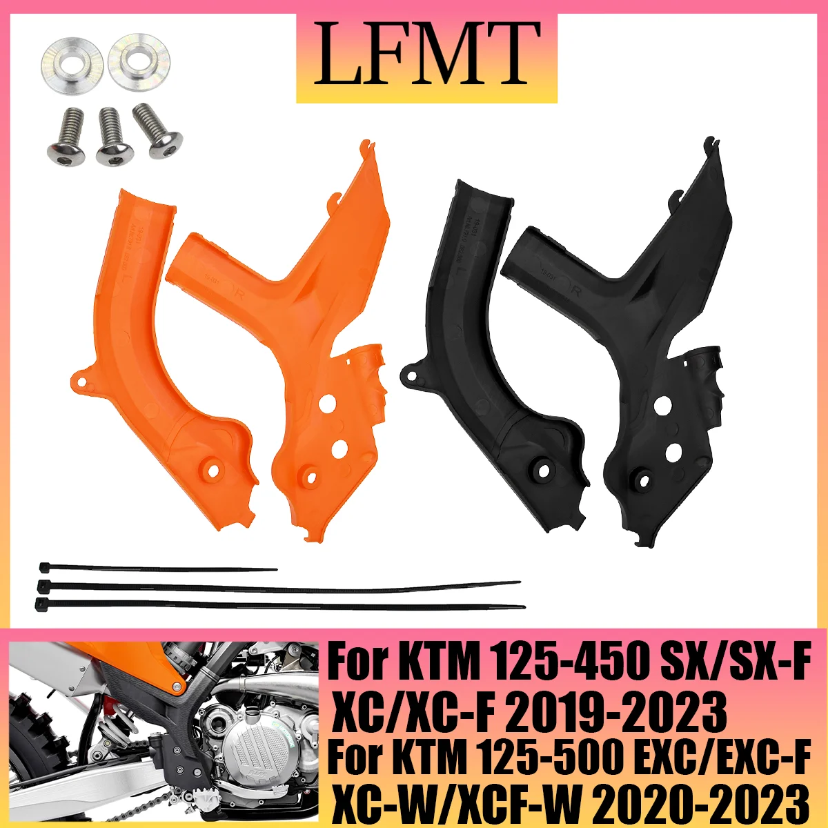 Motorcycle Frame Guard Body Cover Protector For KTM XCW XCFW SX EXCF 125 250 300 350 400 450 500 2019 EXC SXF XC XCF 2020 2021
Motorcycle Frame Guard Body Cover Protector For KTM XCW XCFW SX EXCF 125 250 300 350 400 450 500 2019 EXC SXF XC XCF 2020 2021