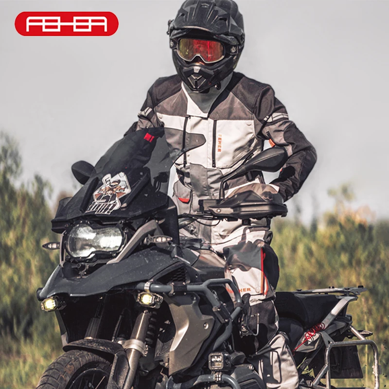 FEHER Men's Motorcycle Rally Suit Jackets All-season Universal Windproof Waterproof and Breathable Motorcycle Racing Pull Suit
FEHER Men's Motorcycle Rally Suit Jackets All-season Universal Windproof Waterproof and Breathable Motorcycle Racing Pull Suit