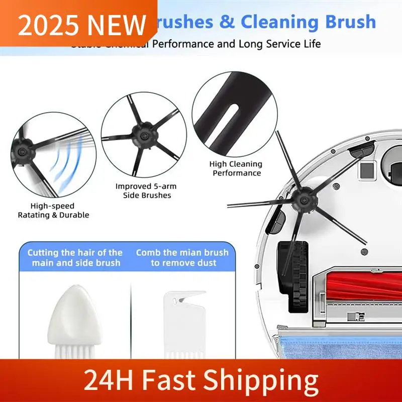 Accessories For Xiaomi Roborock S7 Maxv Ultra S7 Pro Ultra Vacuum Cleaner Replacement Accessories Includes Main Brushes, Wipes
Accessories For Xiaomi Roborock S7 Maxv Ultra S7 Pro Ultra Vacuum Cleaner Replacement Accessories Includes Main Brushes, Wipes