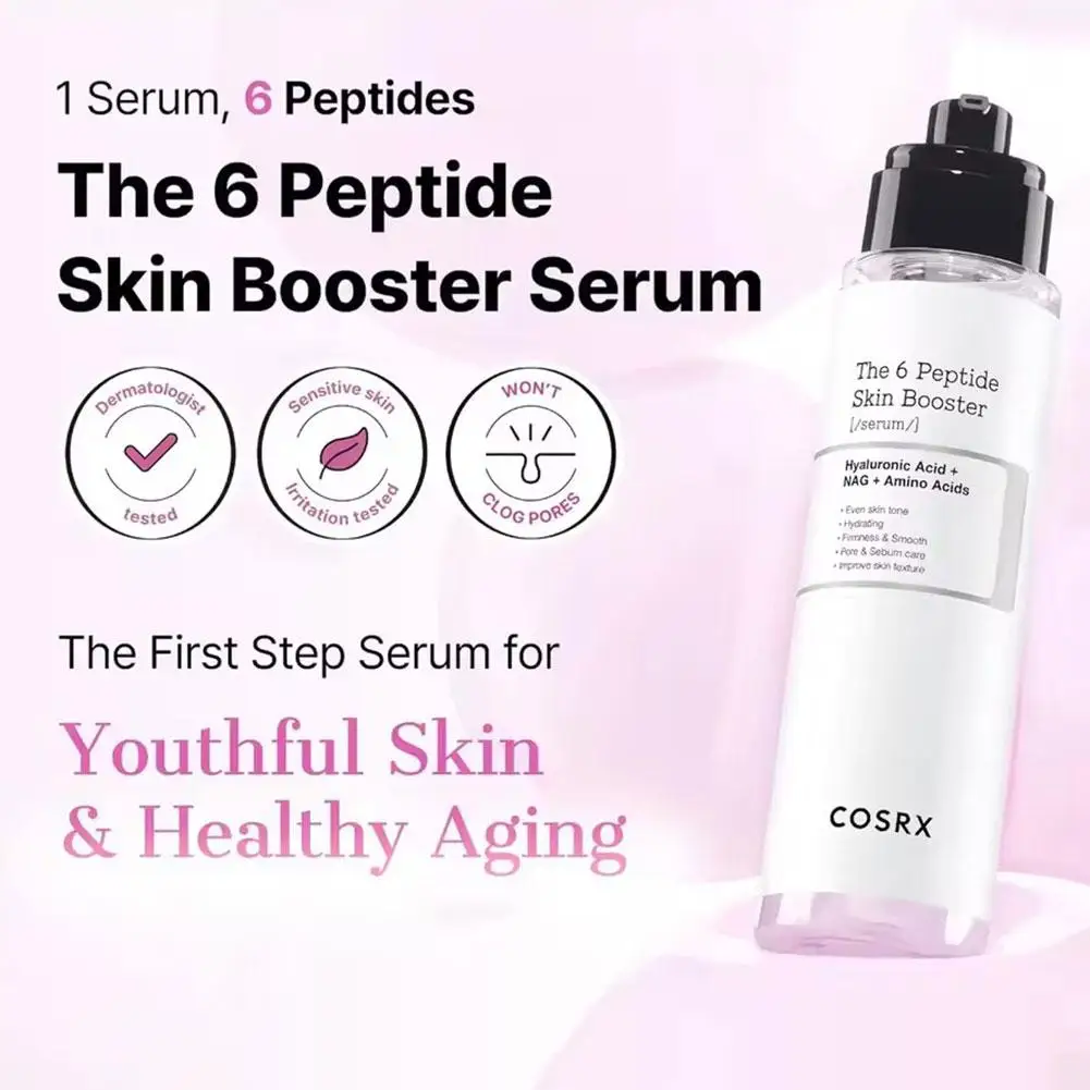 COSRX 6 мульти-фиктивная пептидная сыворотка-усилитель 150 мл барьерная восстанавливающая жирность контроль успокаивает укрепляет зры тон кожи оригинальная эссенция
COSRX 6 мульти-фиктивная пептидная сыворотка-усилитель 150 мл барьерная восстанавливающая жирность контроль успокаивает укрепляет зры тон кожи оригинальная эссенция