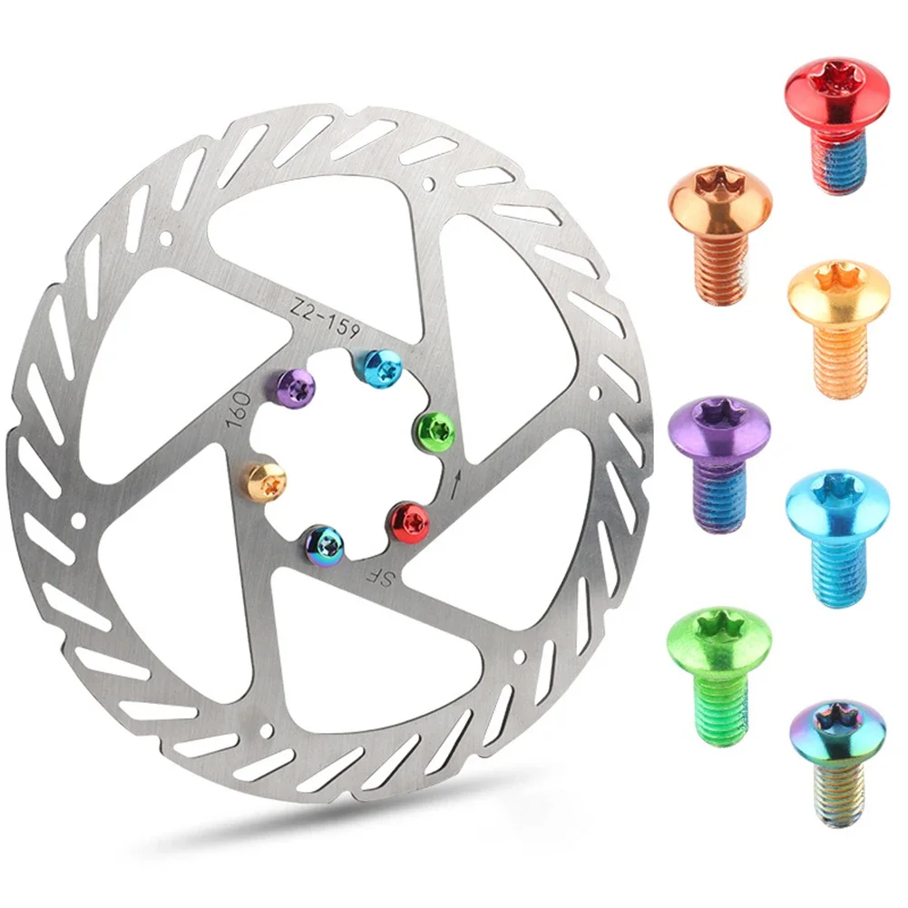 50pcs Bicycle Disc Screw Mountain Bike Screws Disc Brake T25 Bolts Brake For ROTOR M5*10ml T25 Aluminum Alloy Cycling Accessorie
50pcs Bicycle Disc Screw Mountain Bike Screws Disc Brake T25 Bolts Brake For ROTOR M5*10ml T25 Aluminum Alloy Cycling Accessorie
