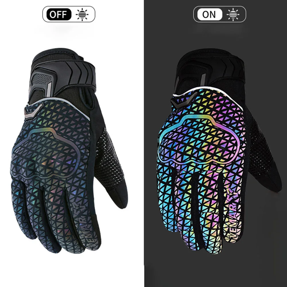 Drop Resistant Touchscreen Gloves High Quality Rider Equipment Reflective Gloves Motorcycle Supplies Coldproof Cycling Gloves
Drop Resistant Touchscreen Gloves High Quality Rider Equipment Reflective Gloves Motorcycle Supplies Coldproof Cycling Gloves