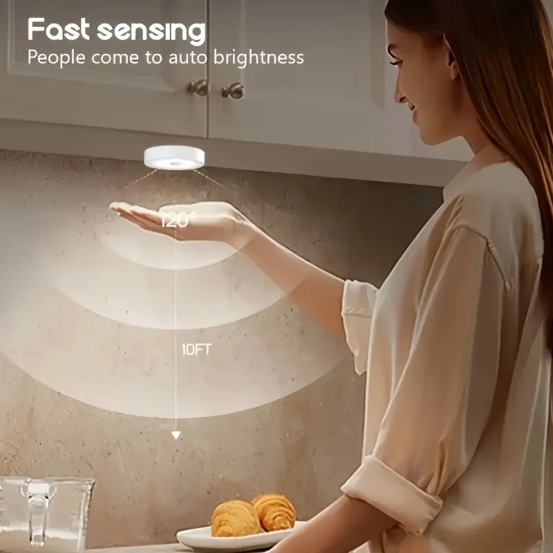 Mini Sensor Light with Magnet, 2.4cm Thin, Human Body Induction, Auto On in Dark, for Cabinet, Hallway, Business Giveaway
Mini Sensor Light with Magnet, 2.4cm Thin, Human Body Induction, Auto On in Dark, for Cabinet, Hallway, Business Giveaway