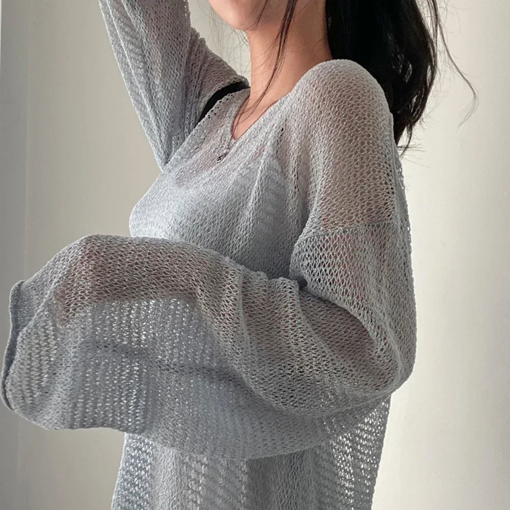 Loose Fit Women Korean Style Sweater Outdoor Activities Apricot Casual Loose Fit Sun Shirt Hollow Knitted Sweater
Loose Fit Women Korean Style Sweater Outdoor Activities Apricot Casual Loose Fit Sun Shirt Hollow Knitted Sweater