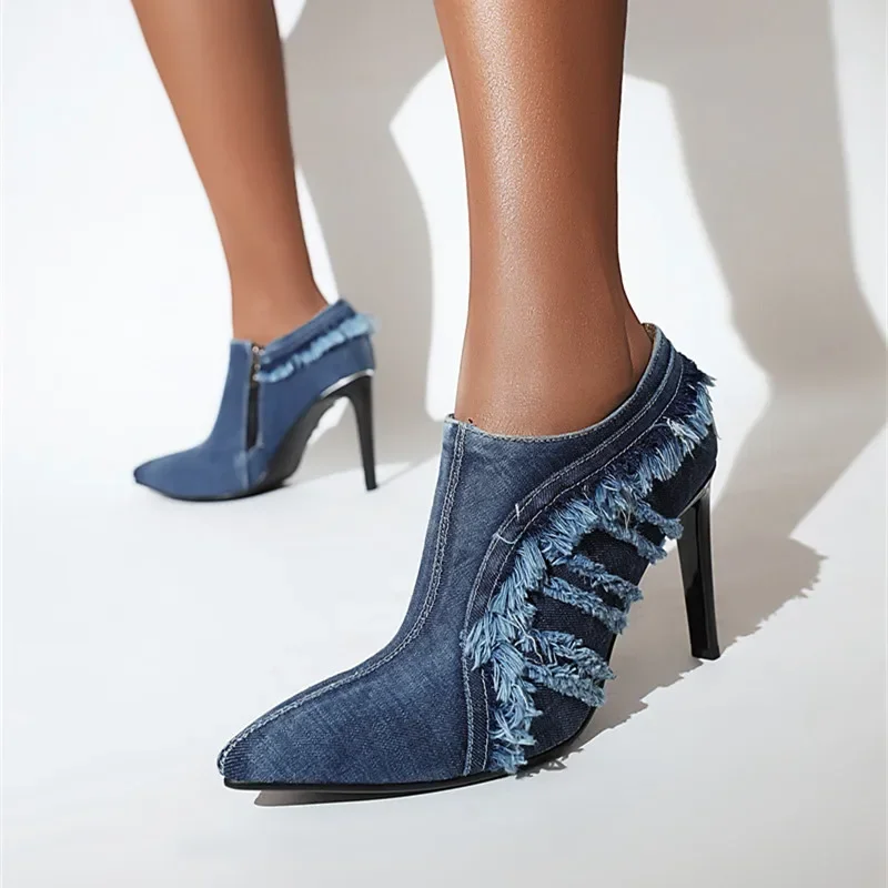 YMECHIC large Size 45 Retro Autumn Glitch Pumps Women New Stiletto Thin High Heels Ladies Party Dating Shoes Woman Blue 2025
YMECHIC large Size 45 Retro Autumn Glitch Pumps Women New Stiletto Thin High Heels Ladies Party Dating Shoes Woman Blue 2025