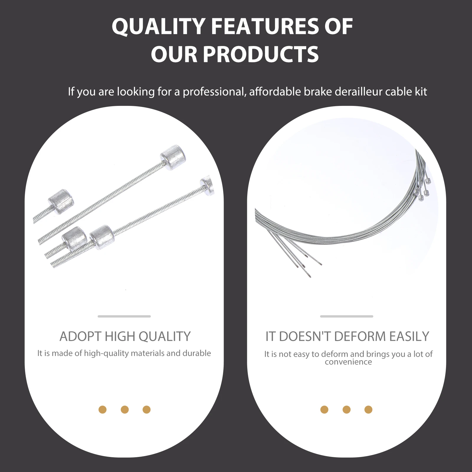 Bicycle Brake Derailleur Cable Set For Mountain Road Bike Replacement Durable Galvanized Wire Core Colorful Essential Parts
Bicycle Brake Derailleur Cable Set For Mountain Road Bike Replacement Durable Galvanized Wire Core Colorful Essential Parts