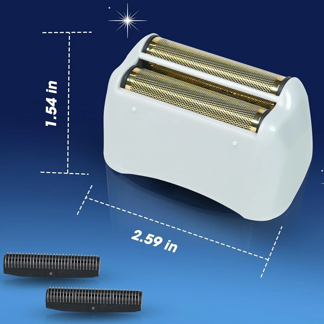 Foil Shaver Replacement Head Blade Compatible with Andis Foil Shaver TS1 (17150, 17235, 17220) and TS2 (17200), 1Pack
Foil Shaver Replacement Head Blade Compatible with Andis Foil Shaver TS1 (17150, 17235, 17220) and TS2 (17200), 1Pack
