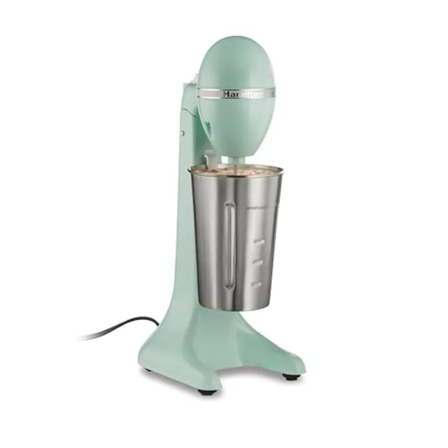 DrinkMaster Electric Drink Mixer Retro Milkshake Maker and Milk Frother 2 Speeds Extra-Large 28 oz. Stainless Steel Cup
DrinkMaster Electric Drink Mixer Retro Milkshake Maker and Milk Frother 2 Speeds Extra-Large 28 oz. Stainless Steel Cup