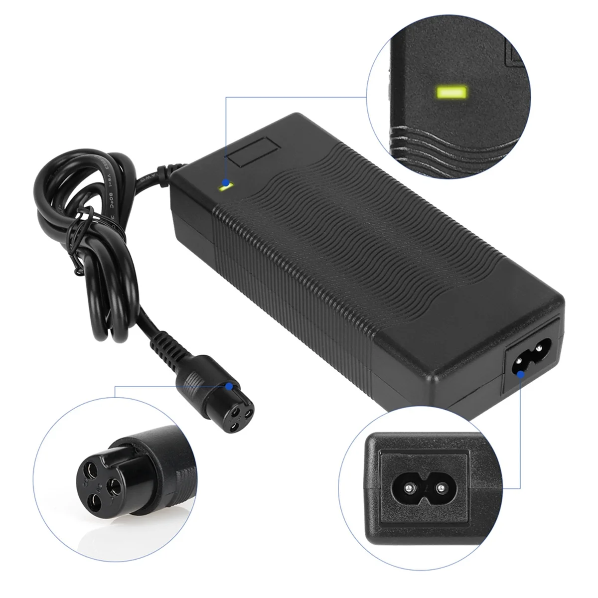 42V 2A Electric Scooter Power Adapter Battery Charger for Electric Scooter Balance Car Accessories Battery Charger (US)
42V 2A Electric Scooter Power Adapter Battery Charger for Electric Scooter Balance Car Accessories Battery Charger (US)