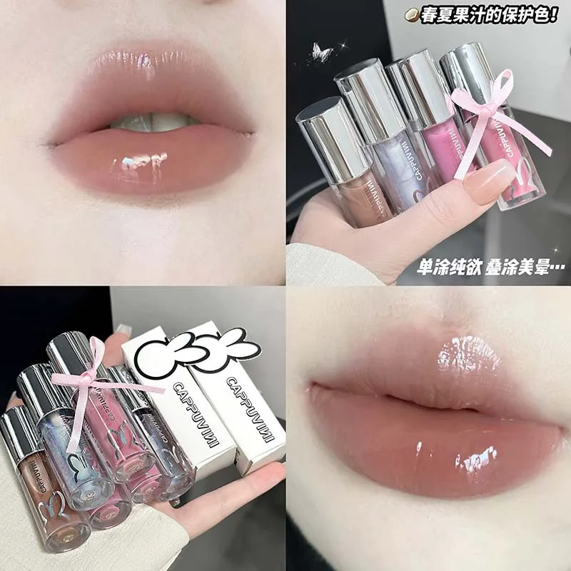 Bunny Lip Gloss Mirror Watery Finish Glass High Shine Non Sticky for Student Affordable Chinese Micro Glitter Essential
Bunny Lip Gloss Mirror Watery Finish Glass High Shine Non Sticky for Student Affordable Chinese Micro Glitter Essential
