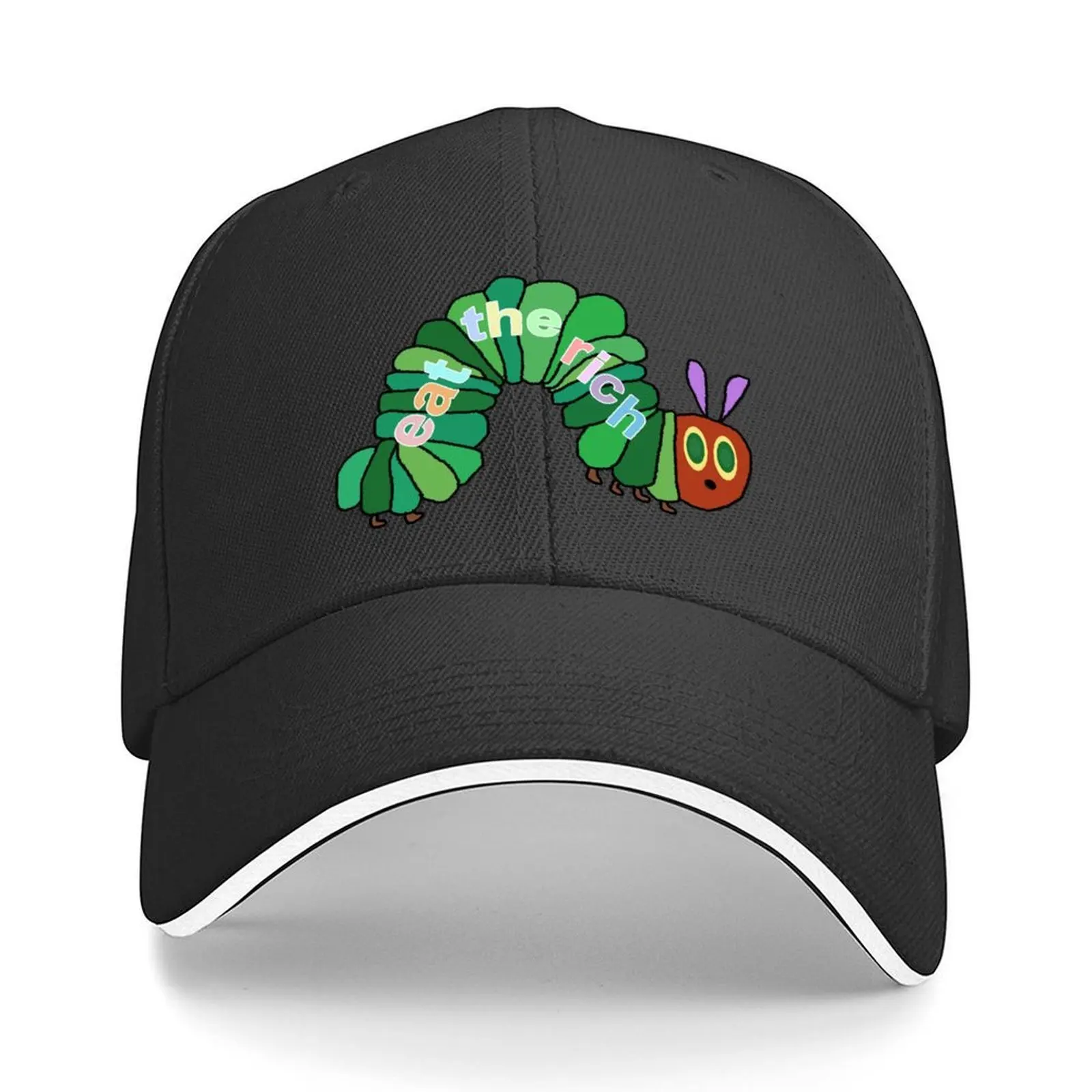 Eat The Rich Hungry Caterpillar Classic T-Shirt Baseball Cap custom Hat New In The Hat New In Hat For Girls Men's
Eat The Rich Hungry Caterpillar Classic T-Shirt Baseball Cap custom Hat New In The Hat New In Hat For Girls Men's