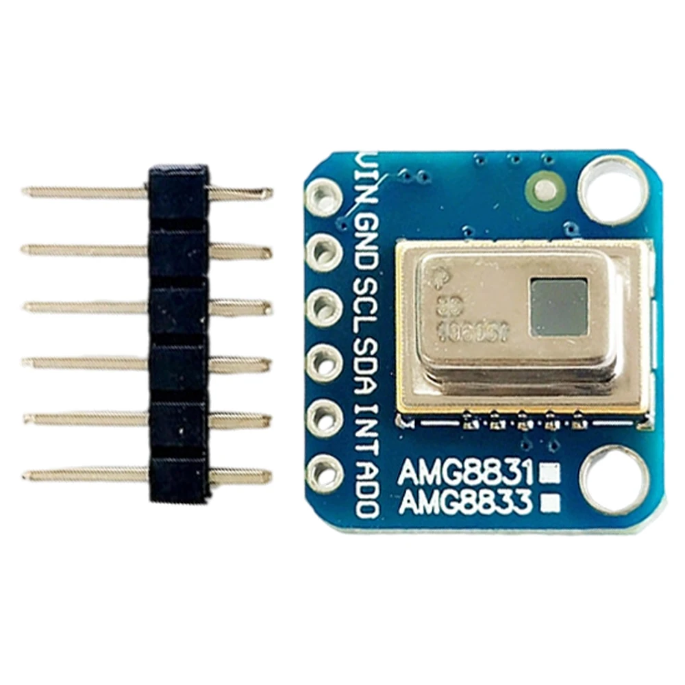 GY-AMG8833 Temperature Sensor Module for Raspberry Pi Thermal Imager Thermometer Module 3-5V Power Supply I2C Output
GY-AMG8833 Temperature Sensor Module for Raspberry Pi Thermal Imager Thermometer Module 3-5V Power Supply I2C Output