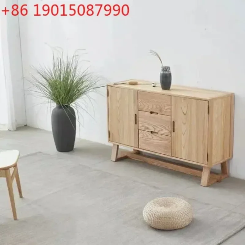 Japanese Style Quiet Style B & B Ash Log Sideboard Cabinet Modern Minimalist Floor Standing Storage Cabinet Creative Art
Japanese Style Quiet Style B & B Ash Log Sideboard Cabinet Modern Minimalist Floor Standing Storage Cabinet Creative Art
