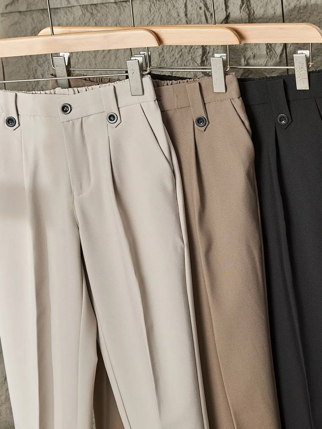 Autumn Winter Men's Slim Fit Trousers Casual Busin Sle Long Pants Nine Points Suit Pants No Ironing Required
Autumn Winter Men's Slim Fit Trousers Casual Busin Sle Long Pants Nine Points Suit Pants No Ironing Required