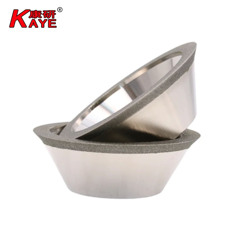 Electroplated Diamond Cup Wheel 45° Bevel Slotting Grinding Wheel for Alloy Tungsten Steel Milling Cutter Grinder
Electroplated Diamond Cup Wheel 45° Bevel Slotting Grinding Wheel for Alloy Tungsten Steel Milling Cutter Grinder