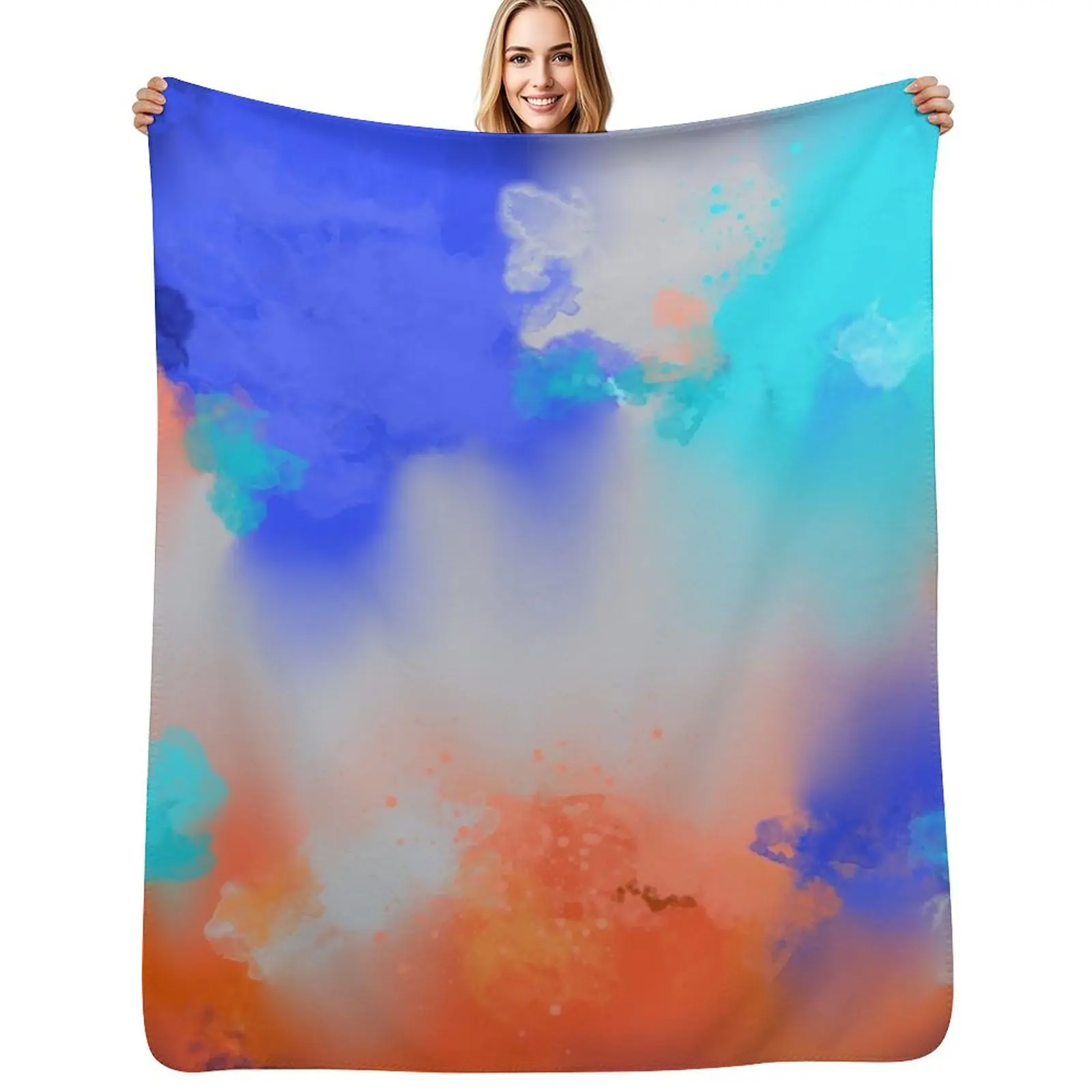 Blue and Orange Abstract At A Glance Throw Blanket Warm Flannel Blanket for Couch Chair Bedroom
Blue and Orange Abstract At A Glance Throw Blanket Warm Flannel Blanket for Couch Chair Bedroom