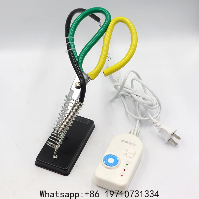 220V Electric Heat Scissors Thermal Cutter for Fabric Rope Ribbon Webbing Cloth Cutting Handicrafts DIY Tools Set
220V Electric Heat Scissors Thermal Cutter for Fabric Rope Ribbon Webbing Cloth Cutting Handicrafts DIY Tools Set