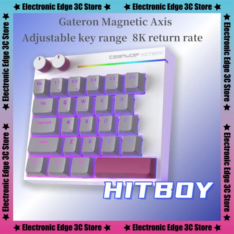 НОВАЯ механическая клавиатура HITBOY HK25, магнитный переключатель, умная скорость X, быстрый триггер, игровая клавиатура для киберспорта и геймера, эффект RBG
НОВАЯ механическая клавиатура HITBOY HK25, магнитный переключатель, умная скорость X, быстрый триггер, игровая клавиатура для киберспорта и геймера, эффект RBG